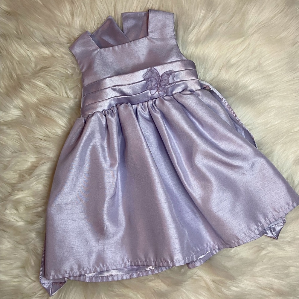 Purple dress for baby girl